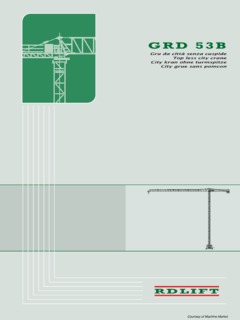 RDLIFT GRD 53B Specifications