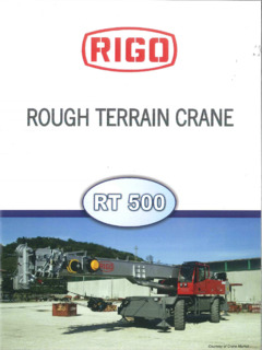 Rigo RT 500 Specifications