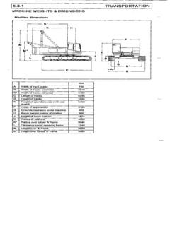 Ruston Bucyrus CH70 Specifications