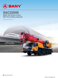 Sany SAC2200C Specifications