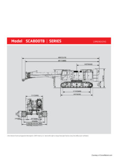 Sany SCA900TB Specifications