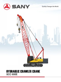 Sany SCC600E Specifications
