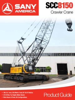 Sany SCC8150 Specifications