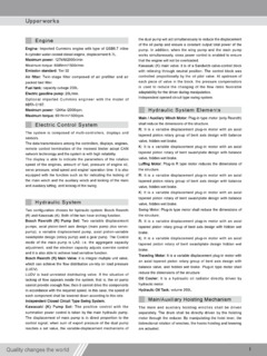 Sany SCC500E Specifications