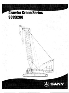 Sany SCC3200 Specifications
