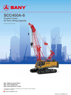 Sany SCC450A-6 Specifications