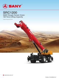 Sany SRC1200 Specifications
