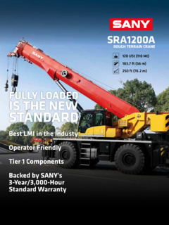 Sany SRA1200A Specifications