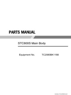 Sany STC800S Specifications