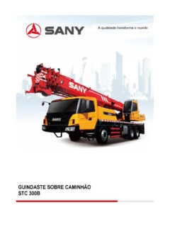 Sany STC300B Specifications