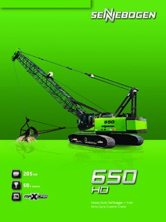 Sennebogen 650 HD Specifications