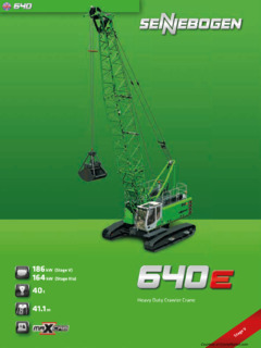 Sennebogen 640 E Specifications
