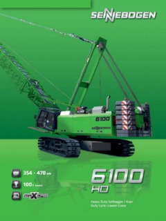 Sennebogen 6100 HD Specifications