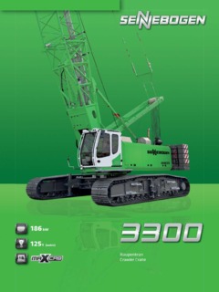 Sennebogen 3300 Specifications