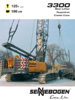 Sennebogen 3300 Star-Lifter Specifications
