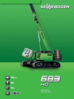 Crawler Cranes Sennebogen 683 HD Specifications CraneMarket