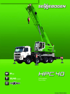 Sennebogen HPC 40 Specifications