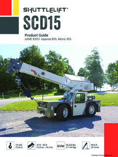 Shuttlelift SCD15 Specifications