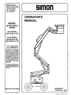 Simon Aerials 41/24 Specifications