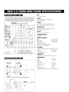SKAT 2.6 Specifications