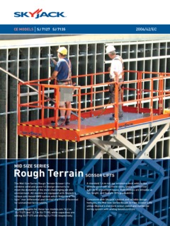 ジャンキ出品 Scissor Lifts Skyjack Specifications CraneMarket