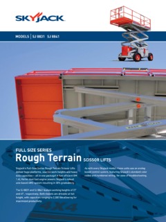 Skyjack SJ 8841 Specifications