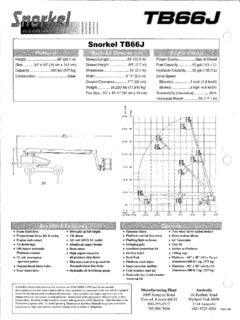 Snorkel TB66J Specifications