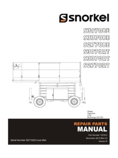Snorkel S2770BE Specifications
