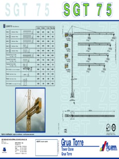 Soima SGT 75 Specifications