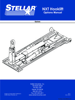 Stellar Industries Inc. NXT18 Specifications