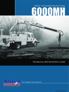Stellar Industries Inc. 6000MH Specifications