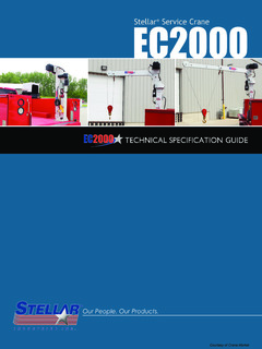 Stellar Industries Inc. EC2000 Specifications