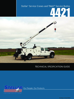 Stellar Industries Inc. 5521 Specifications