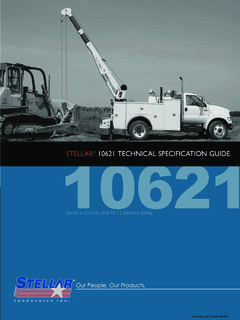 Stellar Industries Inc. 10621 Specifications