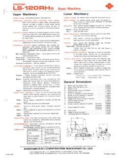 Sumitomo LS-120RH-5 Specifications