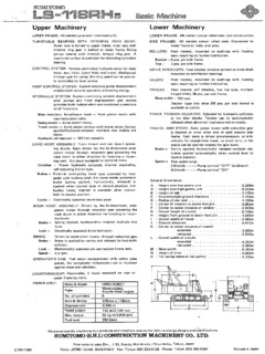 Sumitomo LS-118RH-5 Specifications