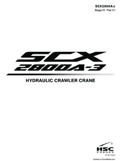 Sumitomo SCX2800A-3 Specifications