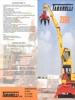 Tabarelli T390 Specifications