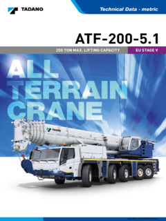 Tadano ATF 200-5.1 Specifications
