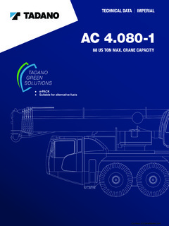 Tadano AC 4.080-1 Specifications CraneMarket