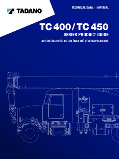 Tadano TC45127 Specifications