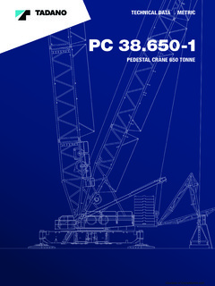 Tadano PC 38.650-1 Specifications