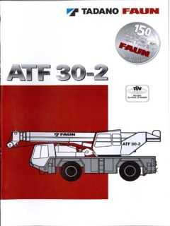 Tadano Faun ATF 30-2 Specifications