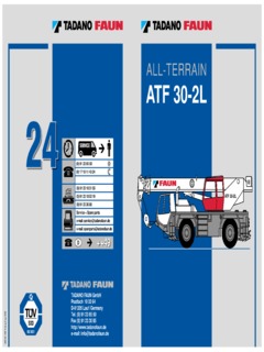Tadano Faun ATF 30-2L Specifications
