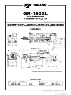 Tadano GR-150XL-2 Specifications