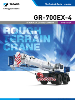 Tadano GR-700EX-4 Specifications