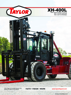 Taylor XH-400L Specifications