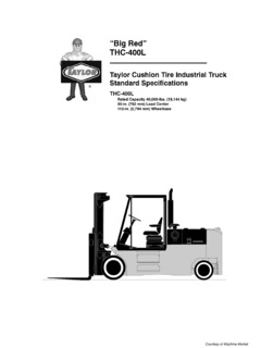 Taylor THC-400L Specifications