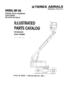 Terex MP 60 Specifications