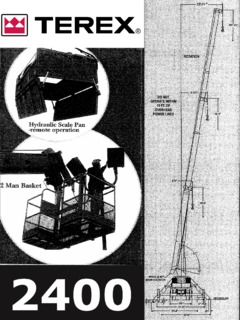 Terex 2400 Specifications